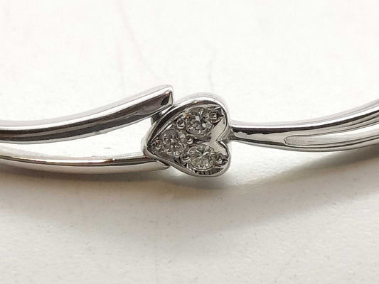 D0.26ct K14WG 6.9g Bracelet/Bangle 