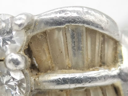 D0.29ct/0.76ct Pt900 9.5g Ring 