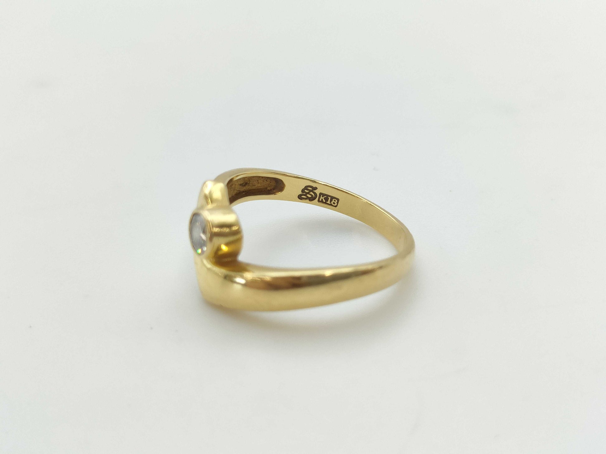 D0.20ct K18 3.4g Ring 