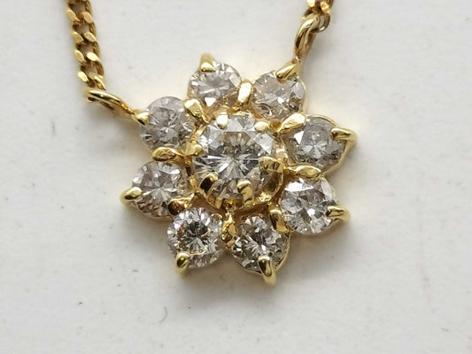 D0.40ct K18 2.2g Necklace 
