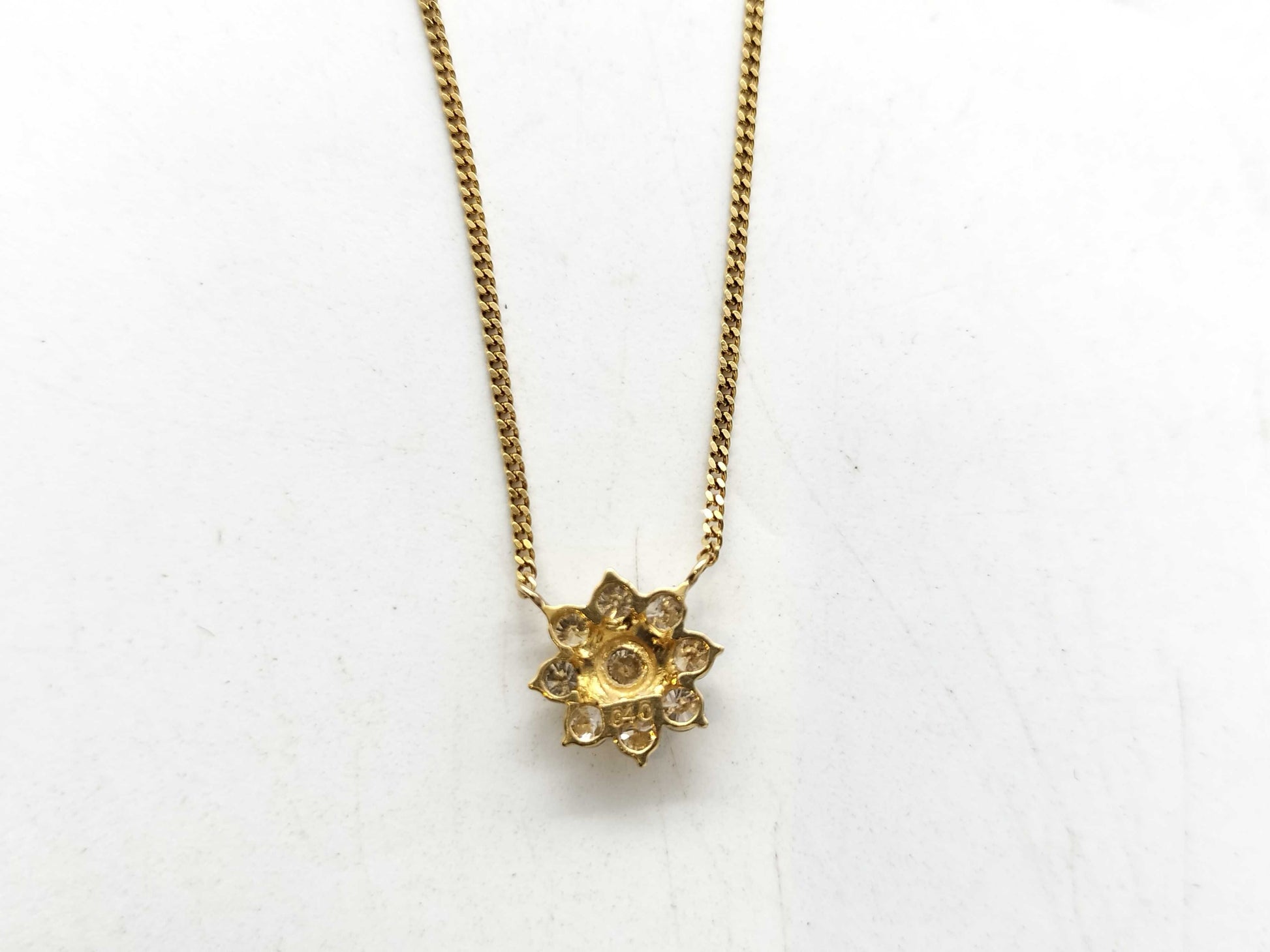 D0.40ct K18 2.2g Necklace 