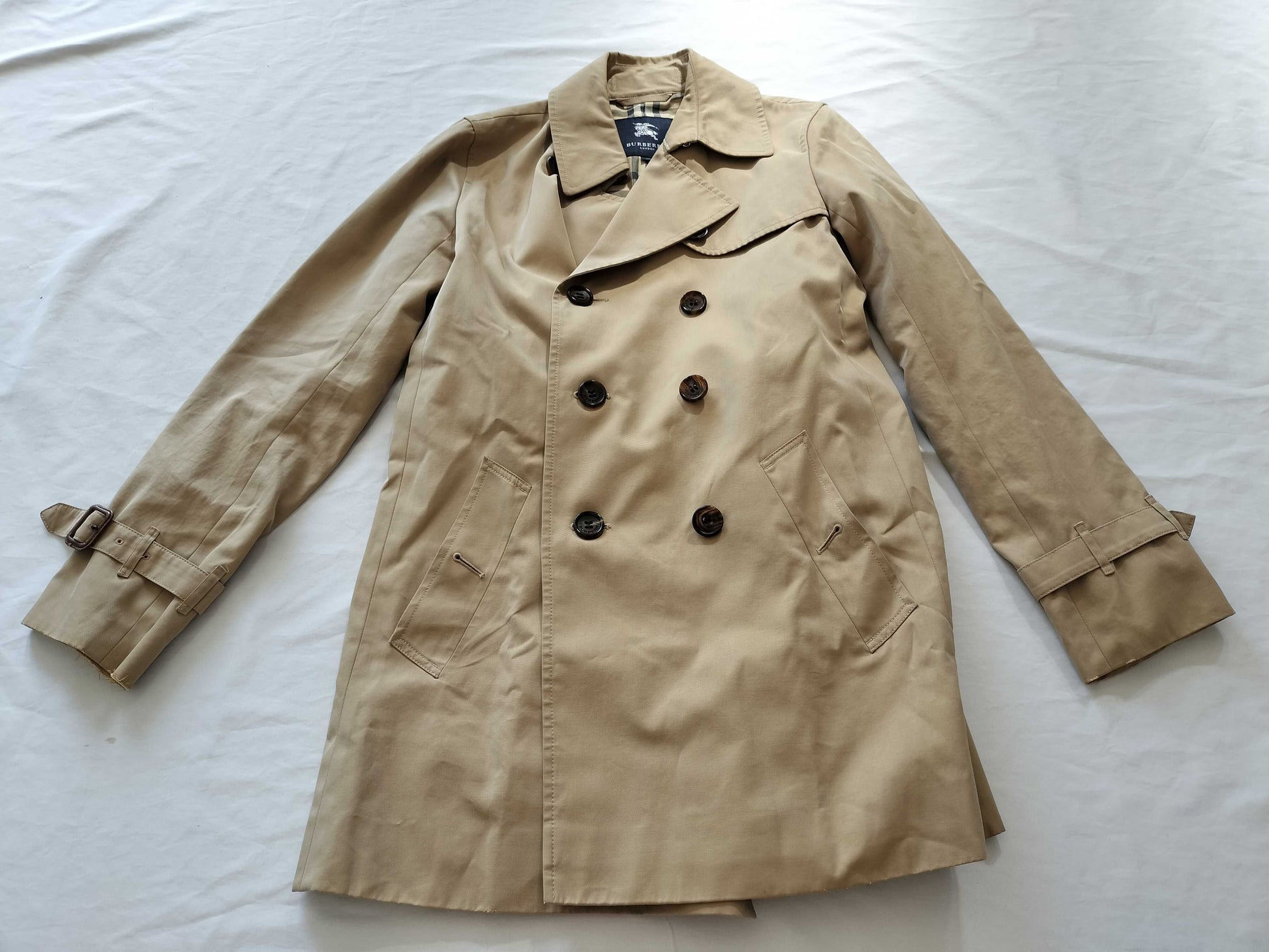 (10462_0209) BURBERRY Trench Coat Coat with Belt