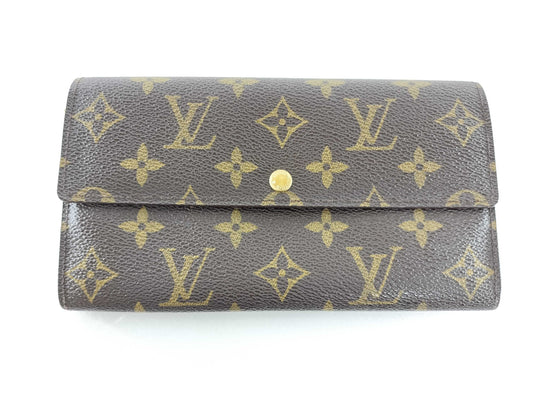 LOUIS VUITTON Monogram Portefeuille Sarah Wallet