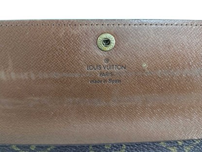 LOUIS VUITTON Monogram Portefeuille Sarah Wallet