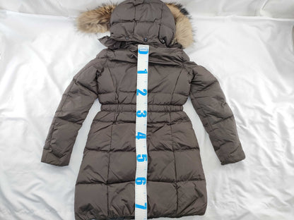 COACH Down Jacket Coat Long Fur Jacket