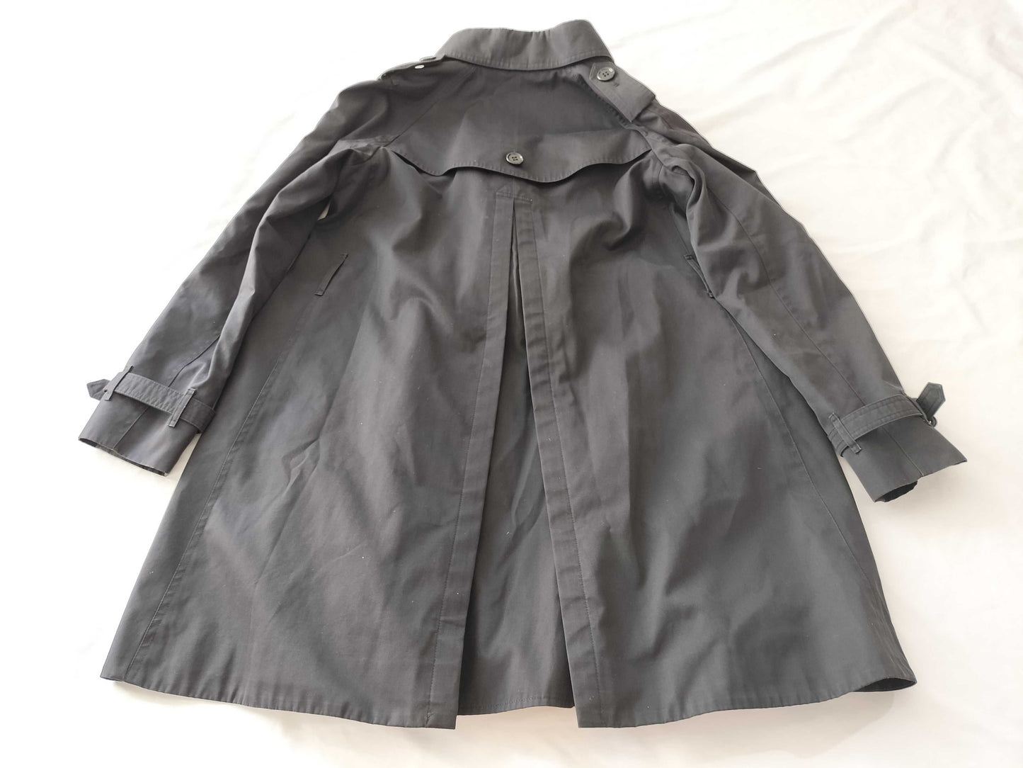 (10462_0210) BURBERRY Trench Coat Black 40 Coat
