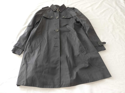 (10462_0210) BURBERRY Trench Coat Black 40 Coat