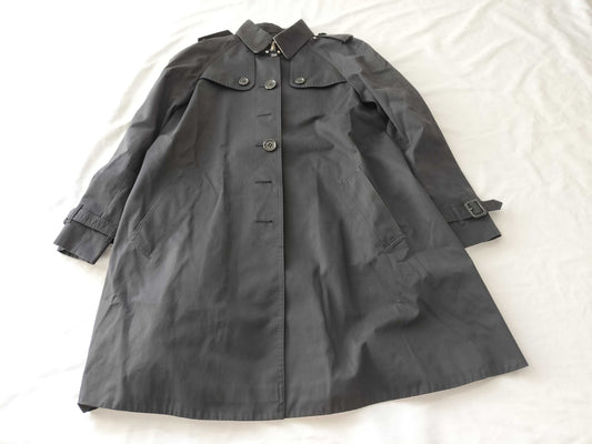 (10462_0210) BURBERRY Trench Coat Black 40 Coat