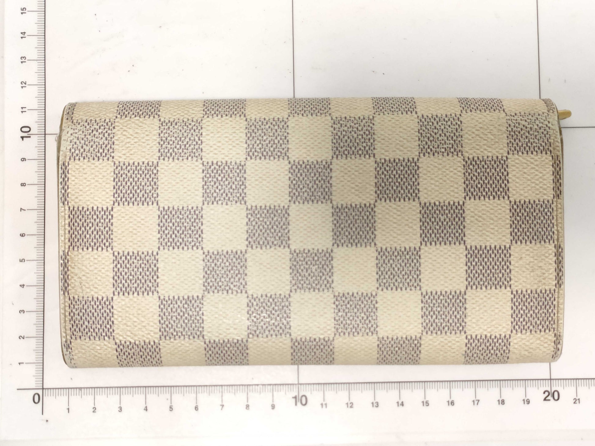 LOUIS VUITTON Damier Azur Sarah/Monogram Cardy Wallet