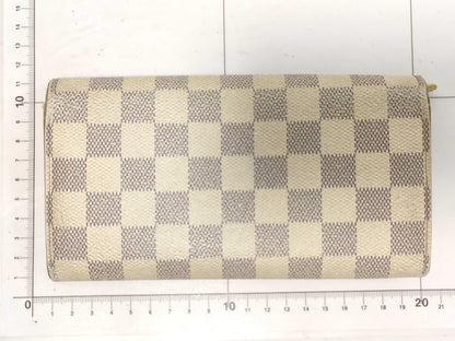 LOUIS VUITTON Damier Azur Sarah/Monogram Cardy Wallet