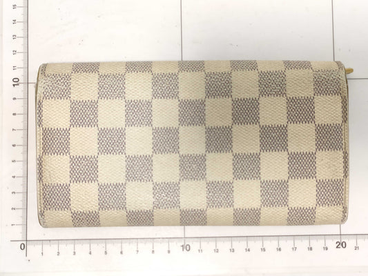 LOUIS VUITTON Damier Azur Sarah/Monogram Cardy Wallet