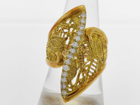 D0.36ct K18 12.8g Ring 