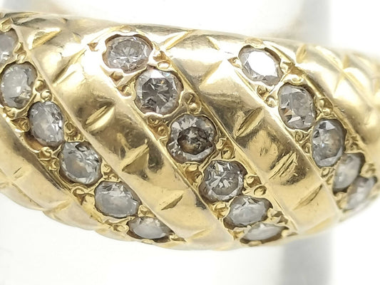 D0.60ct K18 7.2g Ring 