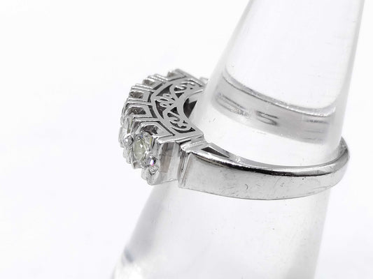 D0.65ct PT900 6.3g Ring 