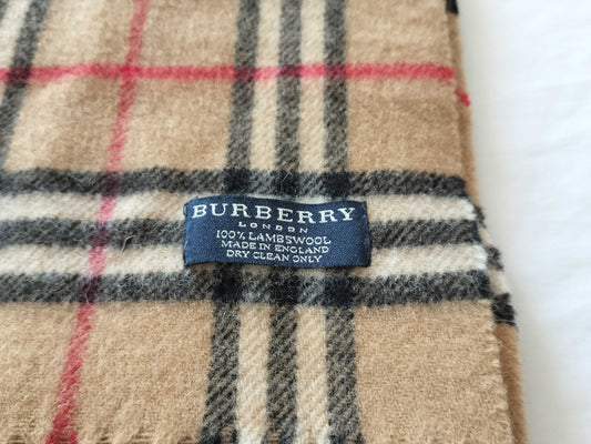 (10462_0220) BURBERRY Muffler Nova Check Muffler
