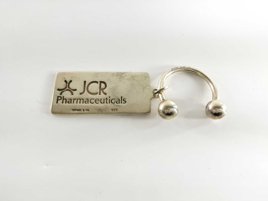 Tiffany & Co. JCR Plate 20th Anniversary Key Ring SV925 24.3g Charm