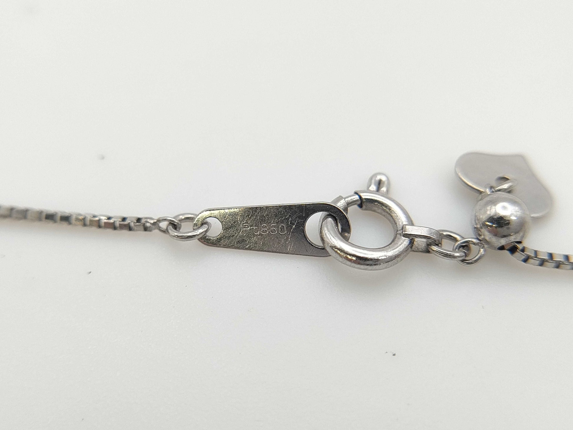D0.62ct Pt900/Pt850 3.1g Necklace 