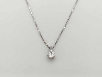 D0.62ct Pt900/Pt850 3.1g Necklace 