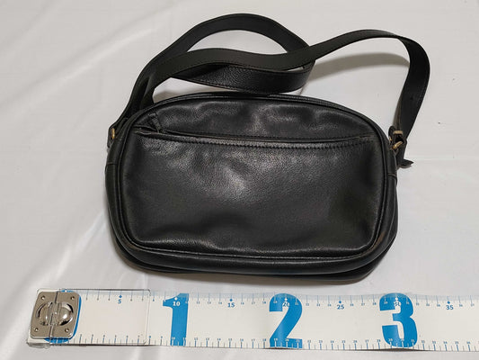 LONG CHAMP Leather Shoulder/Folding Bag Shoulder Bag