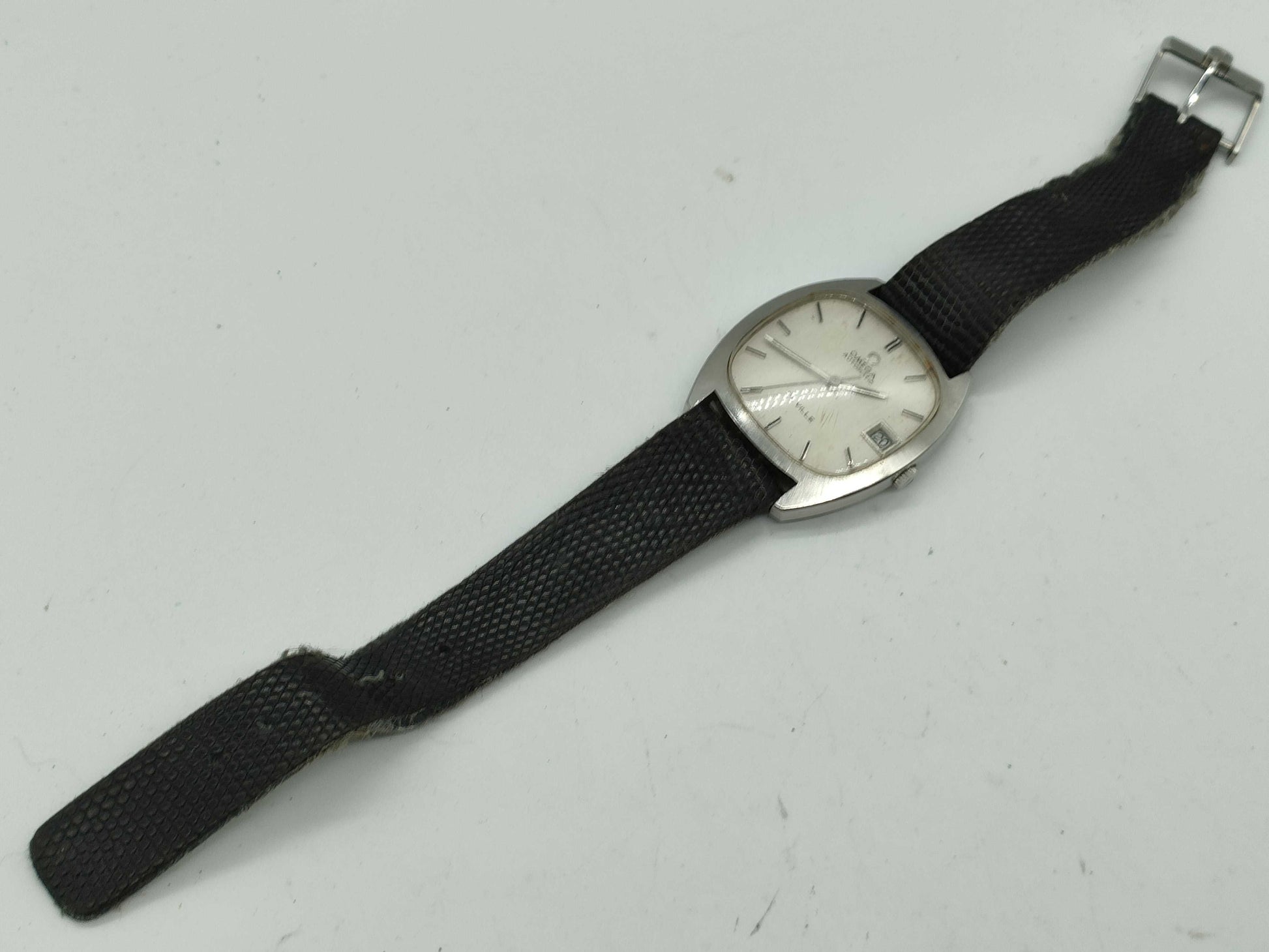 OMEGA De Ville Automatic Square Silver Boys' Watch