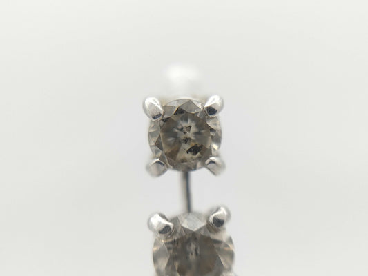 D0.20ct Pt900 0.5g Earrings 