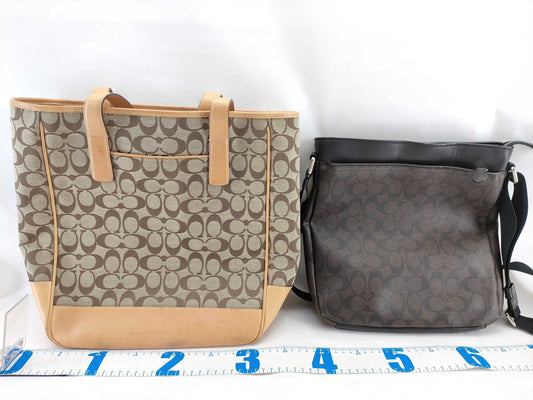 COACH Signature Mini Boston and 4 other tote bags