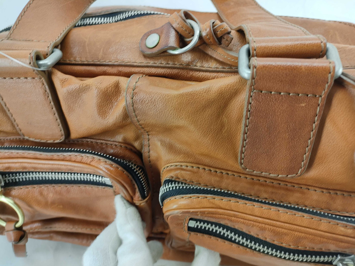 (10460_0132)chloe Betty Leather Boston Bag Boston Bag