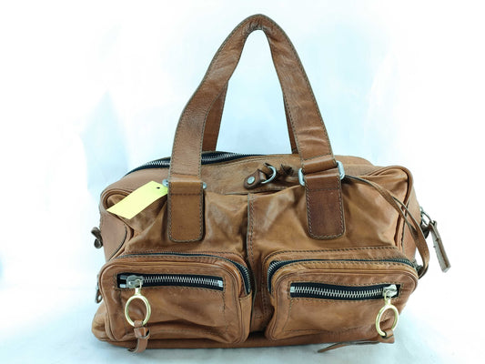 (10460_0132)chloe Betty Leather Boston Bag Boston Bag