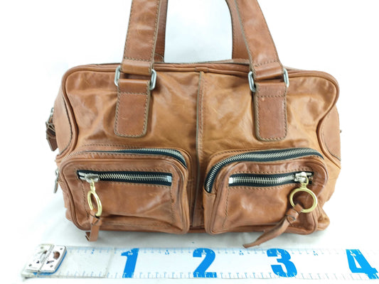 (10460_0132)chloe Betty Leather Boston Bag Boston Bag