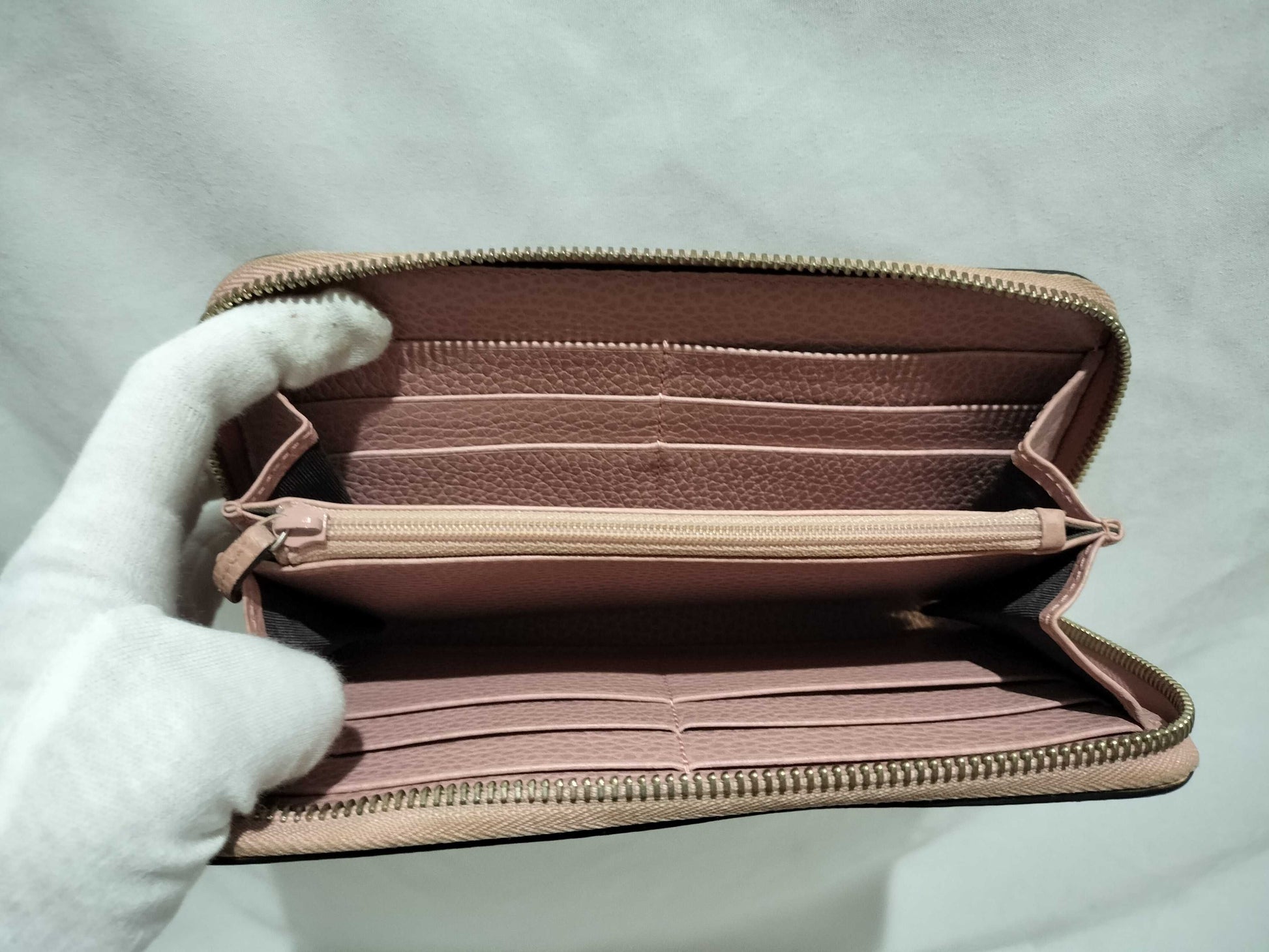 (10463_0062) GUCCI 449347/2067 Round Zip Long Wallet Wallet