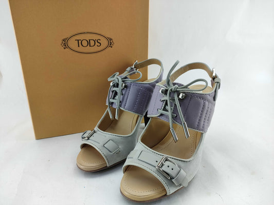 TODS lace-up heel sandals, box included, unused.