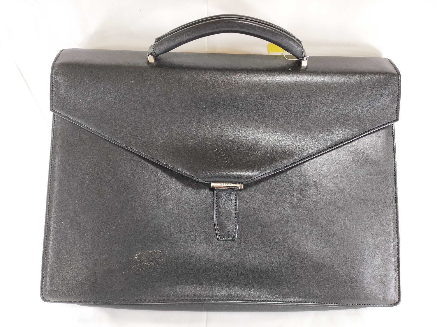 LOEWE black briefcase business bag