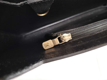 LOUIS VUITTON Epi briefcase black business bag