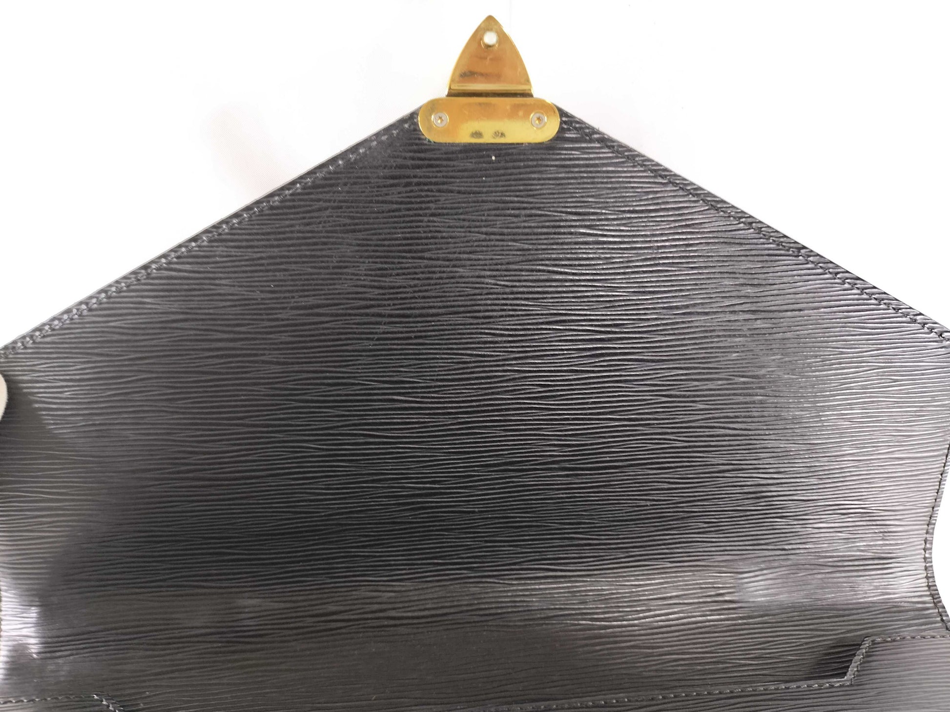 LOUIS VUITTON Epi briefcase black business bag