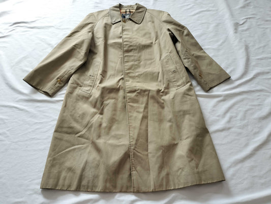 (10462_0214) BURBERRY Nova Plaid Trench Coat Coat