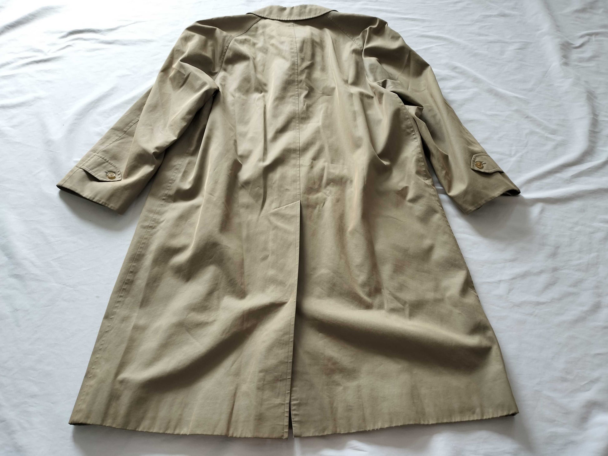 (10462_0214) BURBERRY Nova Plaid Trench Coat Coat
