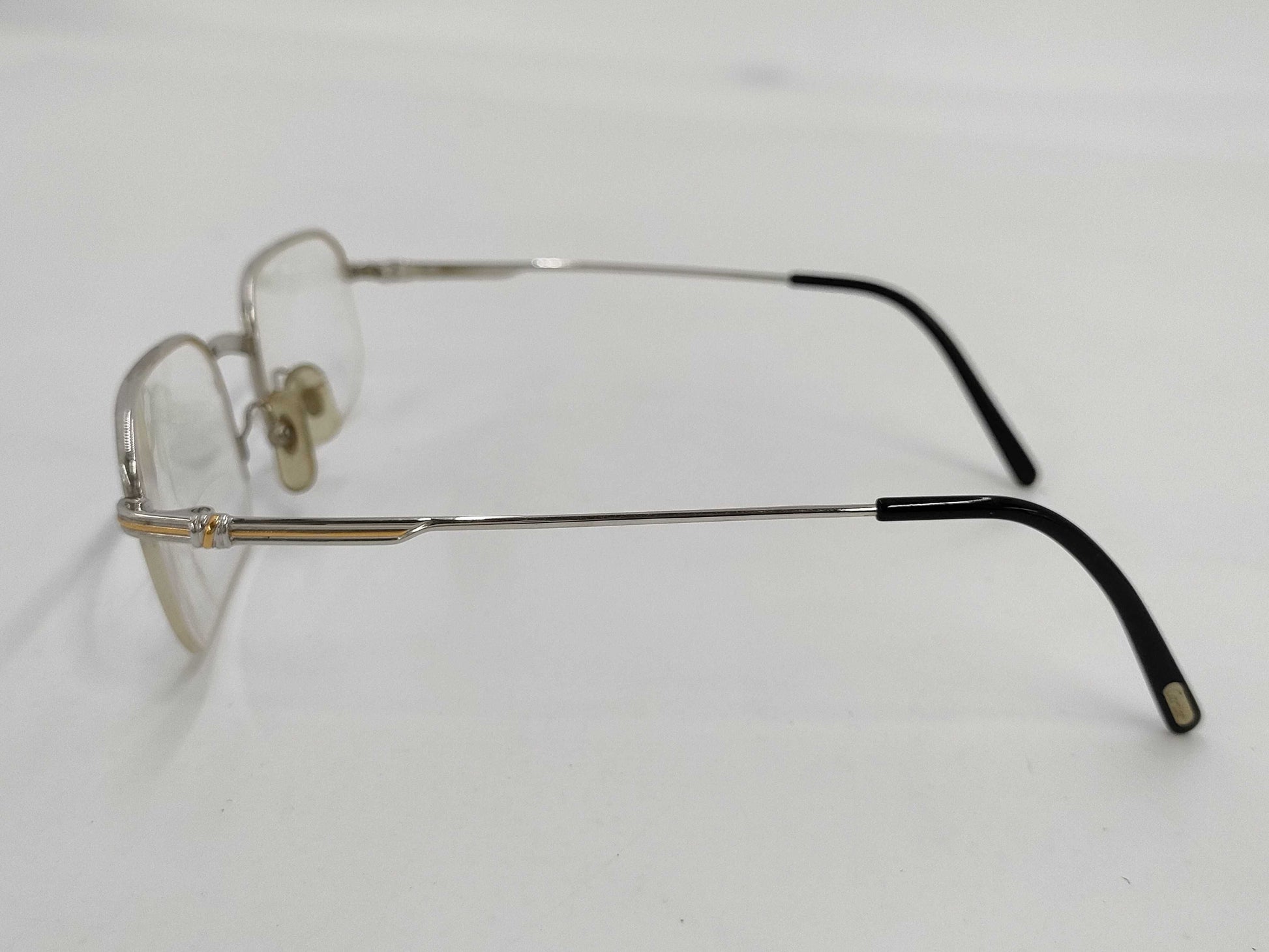 (10461_0072) ◆Cartier 140 Glasses Prescription Sunglasses