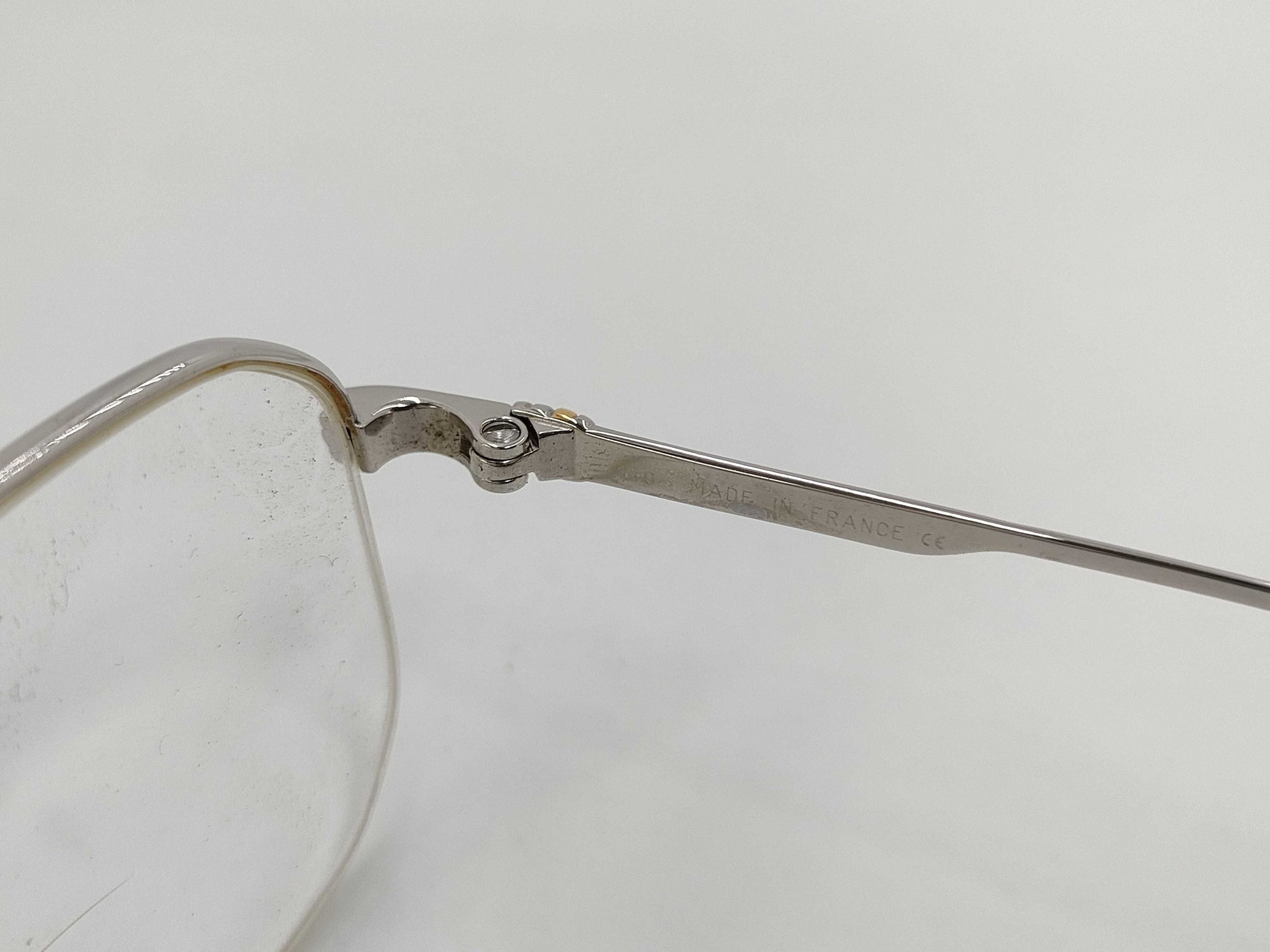 (10461_0072) ◆Cartier 140 Glasses Prescription Sunglasses
