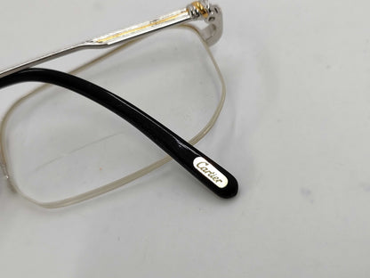 (10461_0072) ◆Cartier 140 Glasses Prescription Sunglasses