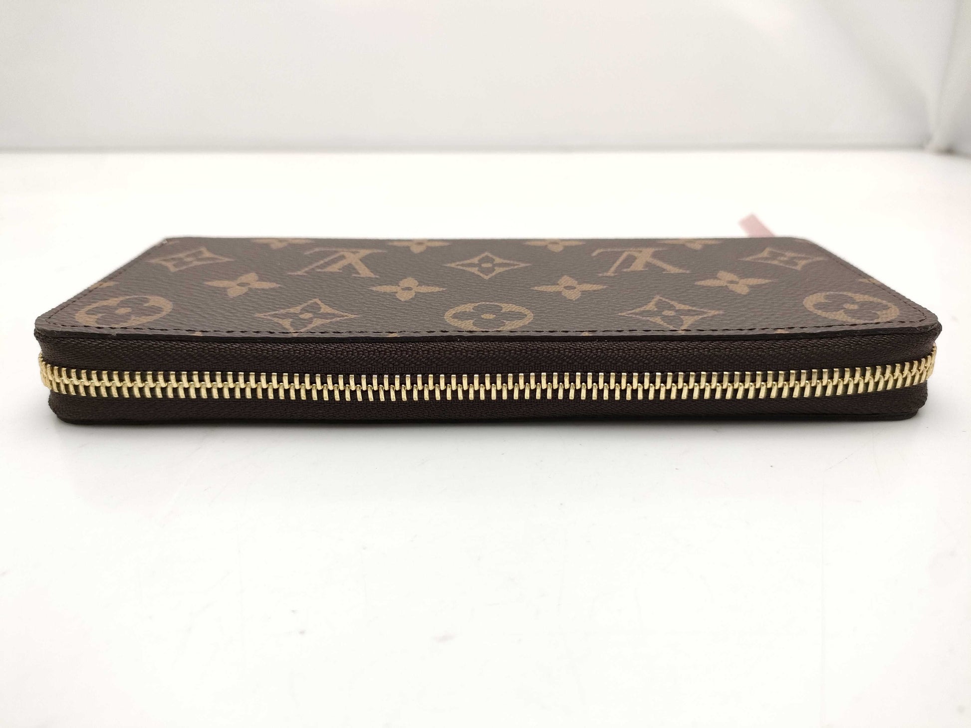 LOUIS VUITTON Monogram M61298 Portefeuille Clemence Rose Ballerine Wallet