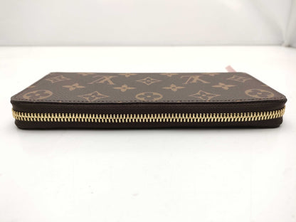 LOUIS VUITTON Monogram M61298 Portefeuille Clemence Rose Ballerine Wallet