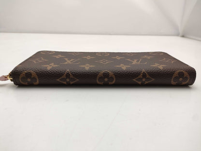 LOUIS VUITTON Monogram M61298 Portefeuille Clemence Rose Ballerine Wallet