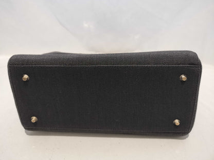 (10460_0333) Dior Lady Dior Plastic Handle ST Wool Bag