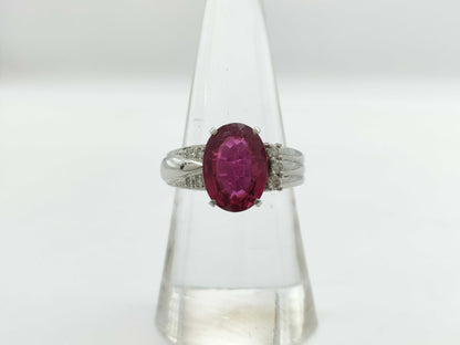TL3.12ct D0.13ct PT900 7.0g Ring 
