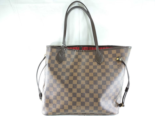 LOUIS VUITTON Damier N51105 Neverfull MM Tote Bag