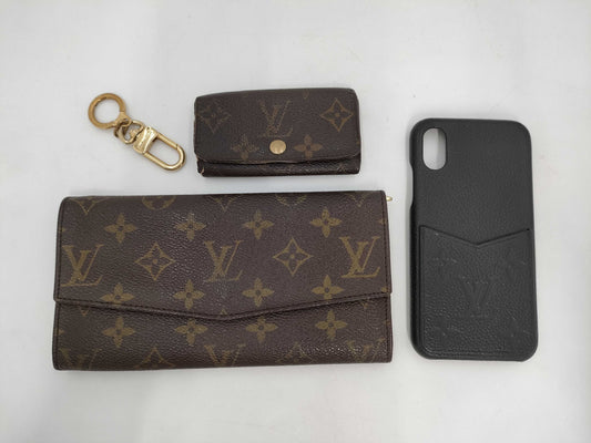 (10463_0014) LOUIS VUITTON Long Wallet Key Case Smartphone Case Charm Set Other Accessories