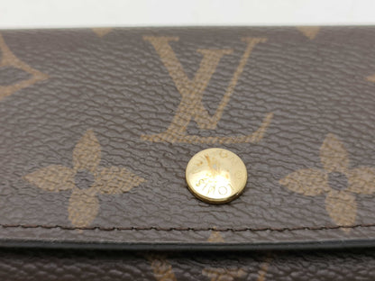 LOUIS VUITTON Monogram M62631 Multicle 4 V-Line Initial Key Case/Key Holder