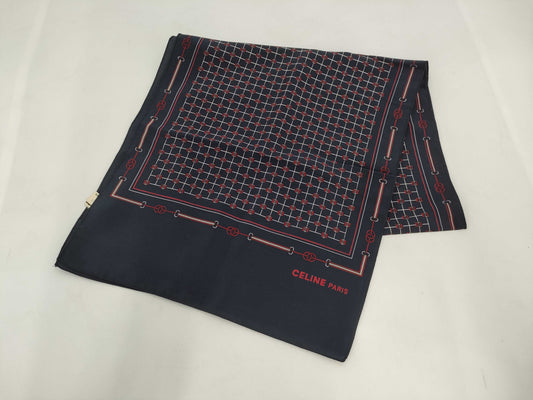(10462_0190) CELINE Silk Scarf