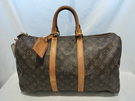 LOUIS VUITTON Monogram M41428 Keepall 45 Boston Bag
