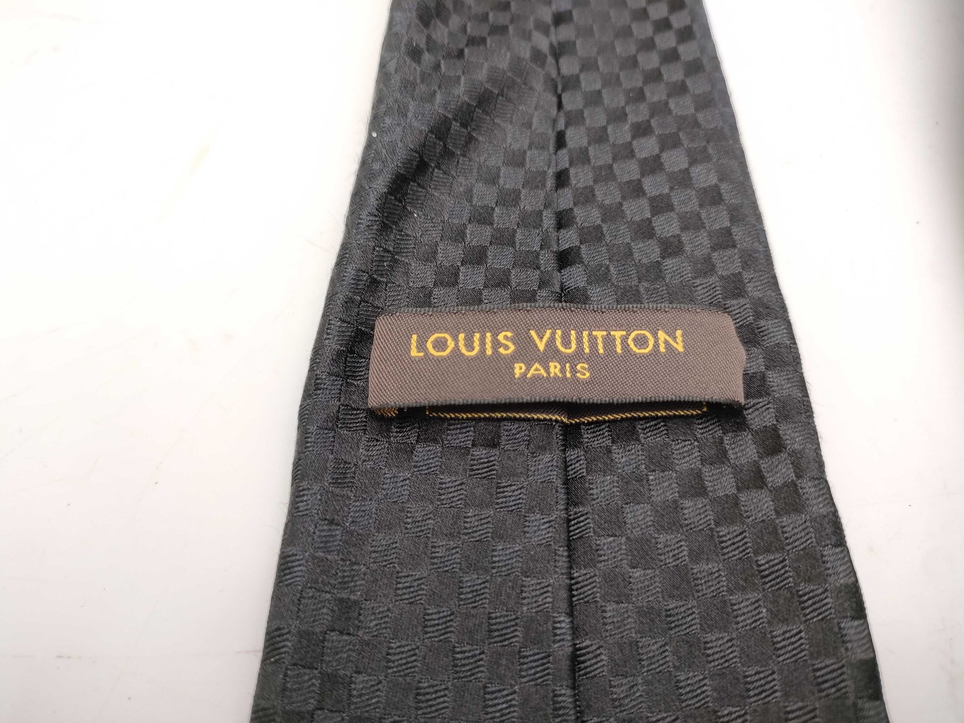 LOUIS VUITTON logo tie